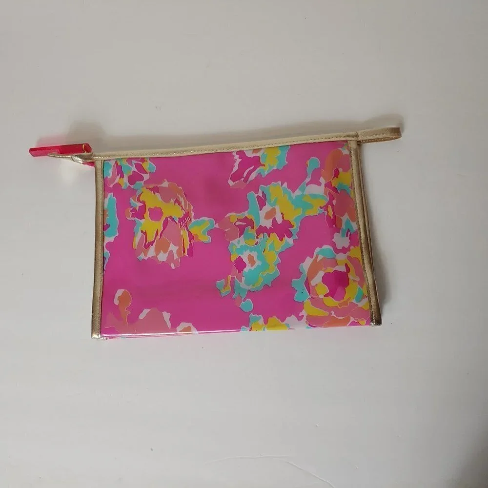 Lilly‎ Pulitzer for Estee Lauder Pink Floral Bag